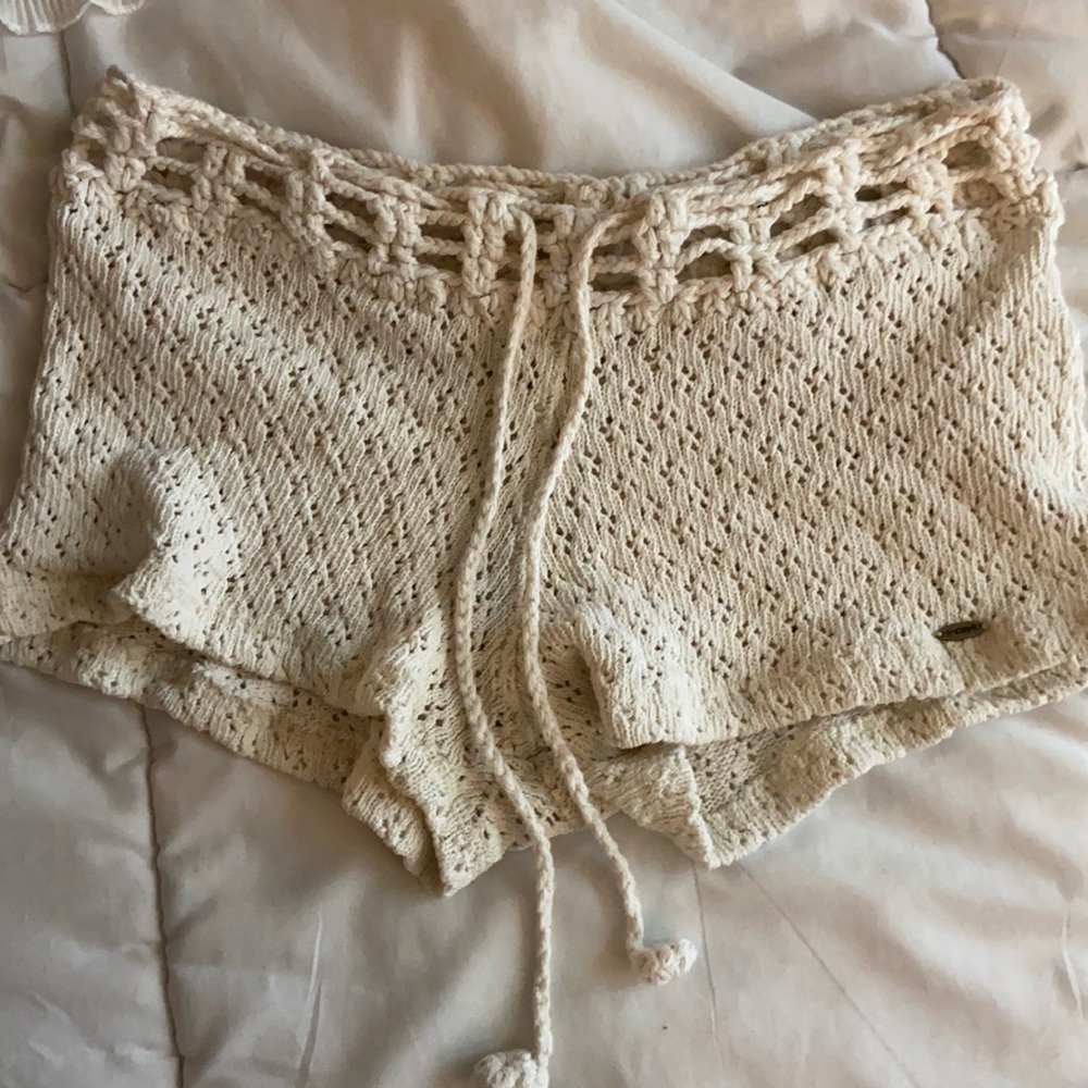Mora surf boutique crochet shorts